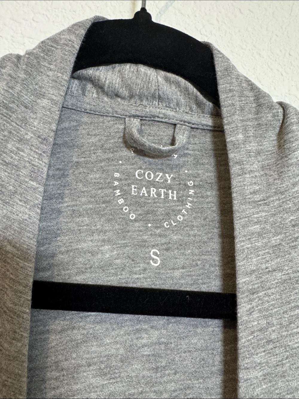 Cozy Earth Light Grey Robe View 2